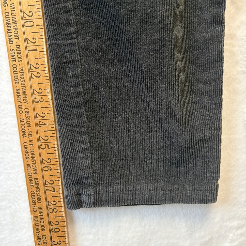 J. McLaughlin Black Corduroy Pants Size 12 Women's Classic Fit - Picture 5 of 11